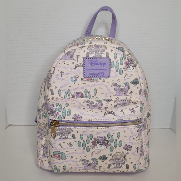 Loungefly Disney Alice In Wonderland Pastel Map Mini Backpack main image 6
